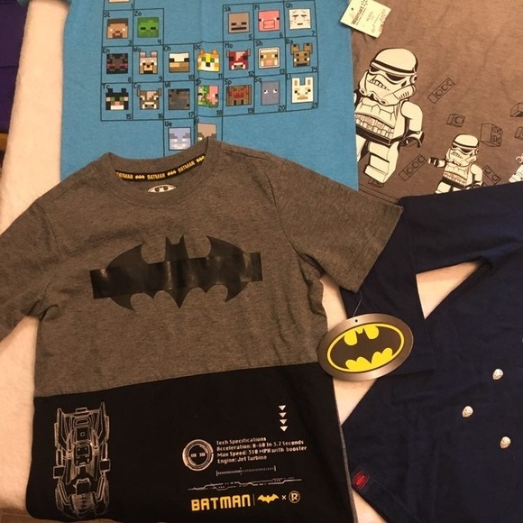 New boys‎ shirt bundle xs 4/5 minecraft fortnite spiderman - Picture 2 of 6